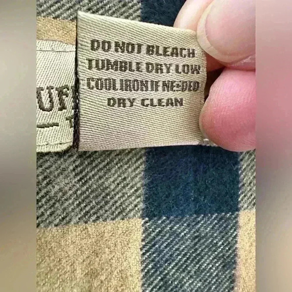 Buffalo JacksonTrading Co. Long Sleeve Plaid Flannel Button Down Shirt Size XL - Picture 5 of 6